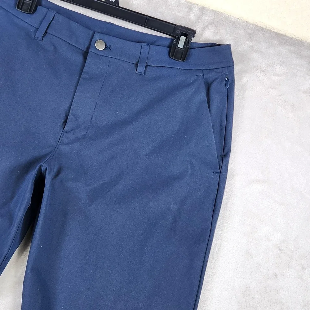 Lululemon Pants Mens 34x29 Blue Slim Tapered Stretch Chino Casual Travel Golf